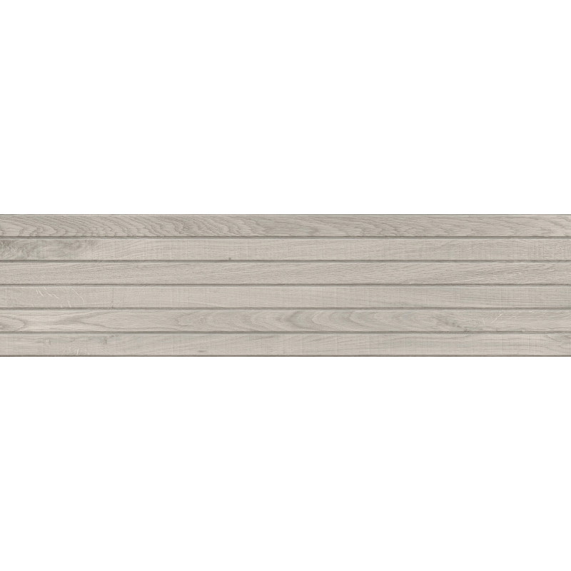 Mexen Western Wood Gris gres esmaltado rect. G1, azulejo de pared imitación madera 120 x 30 cm, mate - TL702-120-030-52
