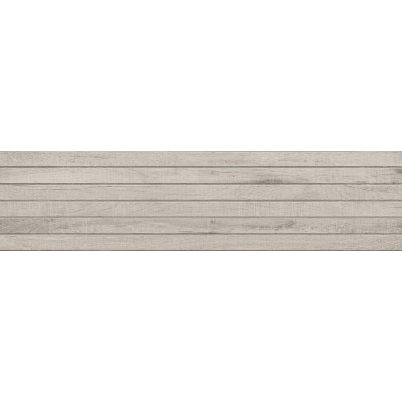 Mexen Western Wood Gris gres esmaltado rect. G1, azulejo de pared imitación madera 120 x 30 cm, mate - TL702-120-030-52