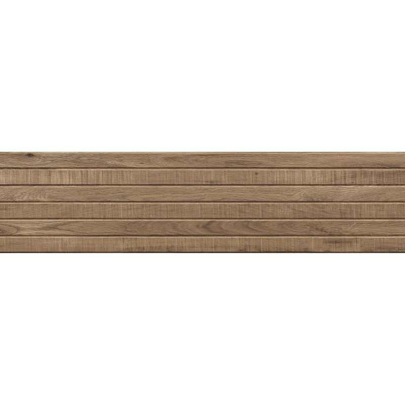 Mexen Western Wood Grès naturel émaillé rectifié. G1, carreau mural effet bois 120 x 30 cm, mat - TL702-120-030-53