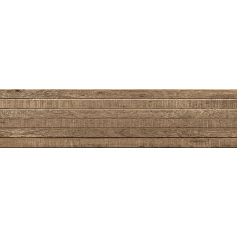 Mexen Western Wood Natural glazed rectified stoneware G1, wood-like wall tile 120 x 30 cm, matte - TL702-120-030-53