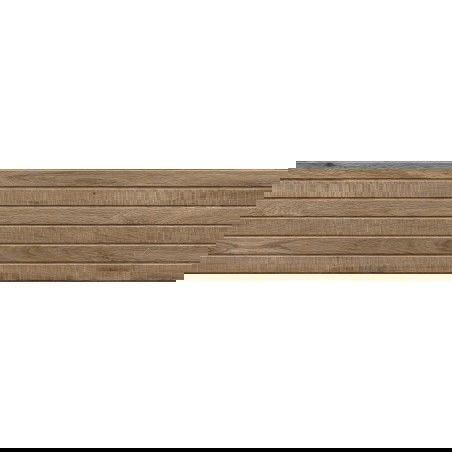 Mexen Western Wood Natierleche glazéiert Rektifikatioun G1, holzähnlech Wandplättchen 120 x 30 cm, matt - TL702-120-030-53