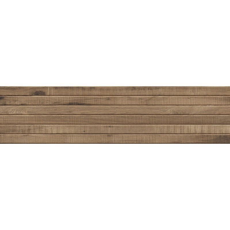 Mexen Western Wood Naturlig glaserad rektifierad klinker G1, träliknande väggplatta 120 x 30 cm, matt - TL702-120-030-53