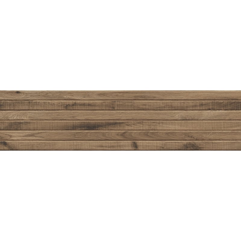 Mexen Western Wood Natural glazed rectified stoneware G1, wood-like wall tile 120 x 30 cm, matte - TL702-120-030-53