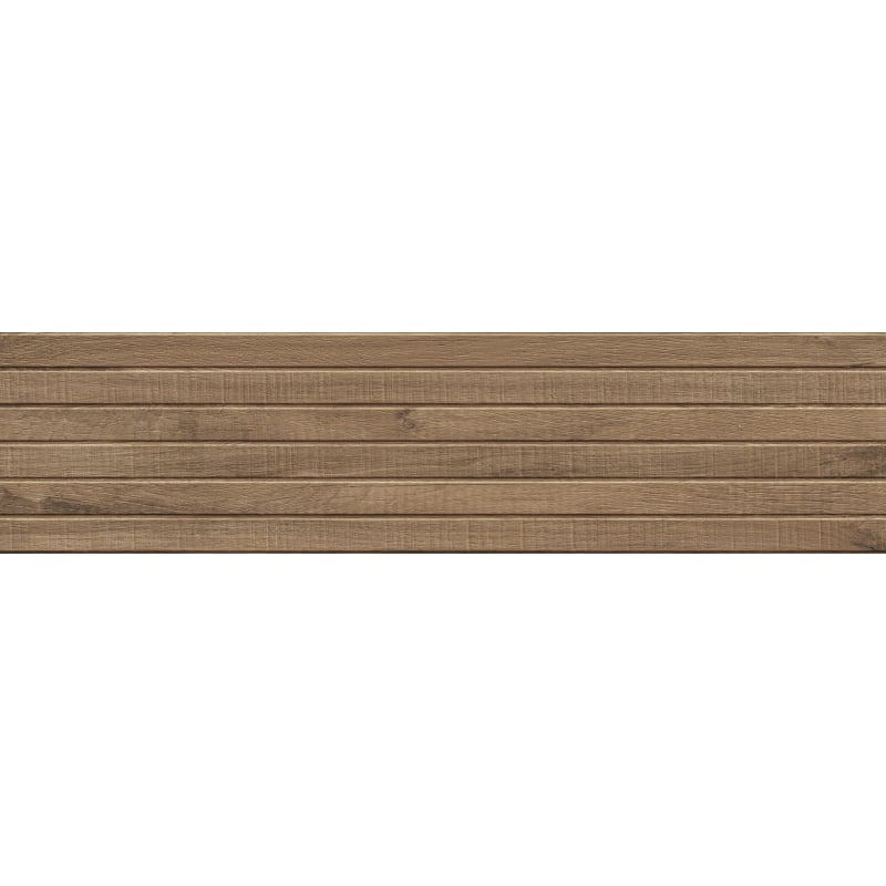 Mexen Western Wood Natural glazed rectified stoneware G1, wood-like wall tile 120 x 30 cm, matte - TL702-120-030-53