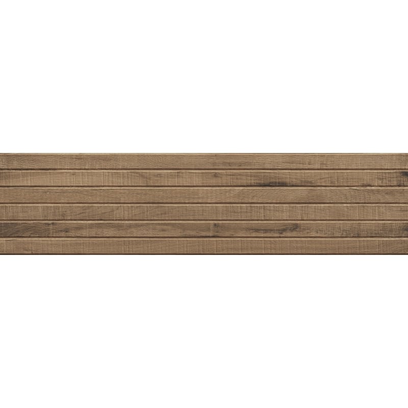Mexen Western Wood Natural glazed rectified stoneware G1, wood-like wall tile 120 x 30 cm, matte - TL702-120-030-53