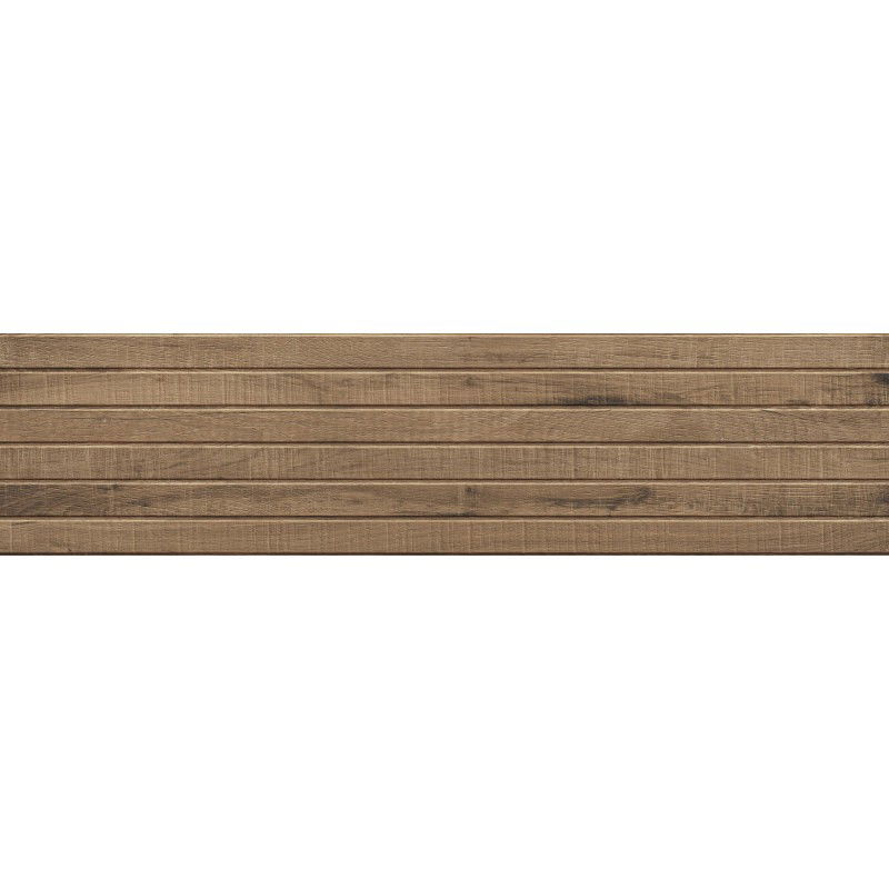 Mexen Western Wood Natuurlijke geglazuurde gres gerectificeerd G1, houtachtige wandtegel 120 x 30 cm, mat - TL702-120-030-53