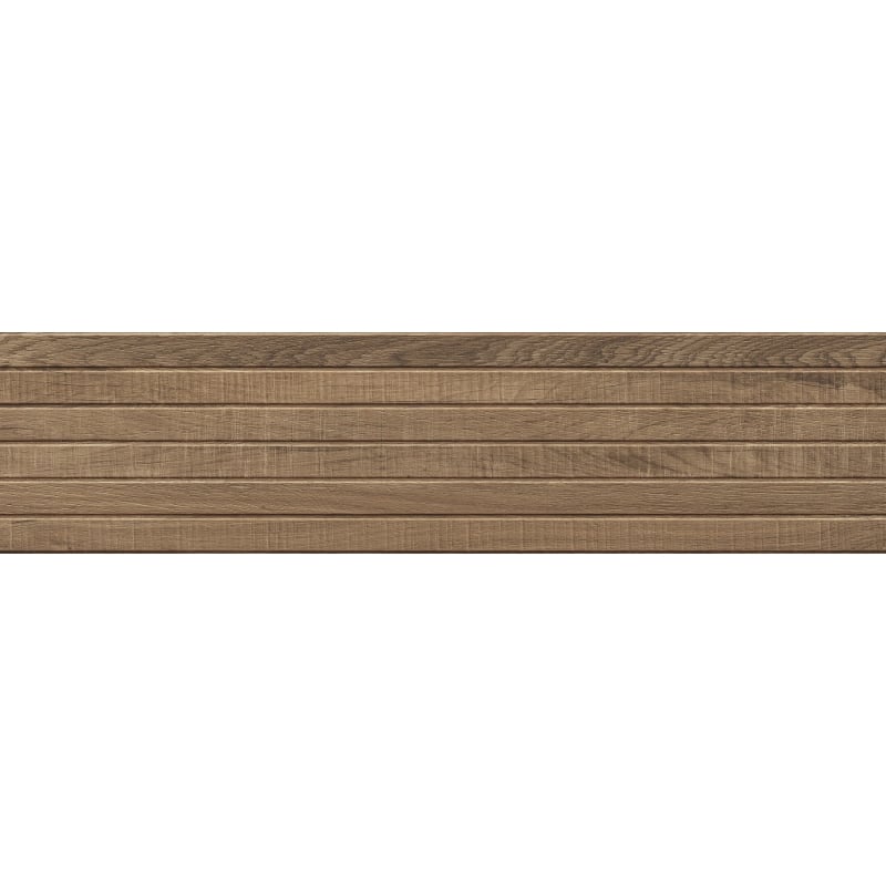 Mexen Western Wood Natural glazed rectified stoneware G1, wood-like wall tile 120 x 30 cm, matte - TL702-120-030-53