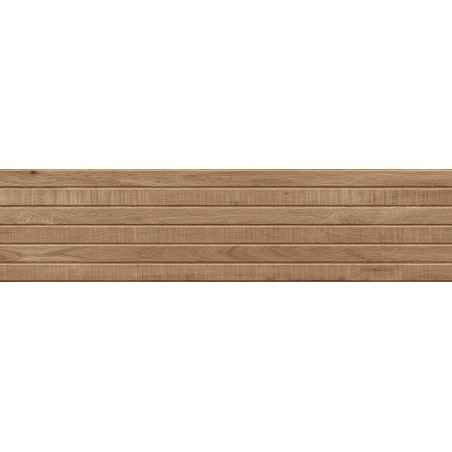 Mexen Western Wood Gres esmaltado nogal rect. G1, azulejo de pared similar a madera 120 x 30 cm, mate - TL702-120-030-54
