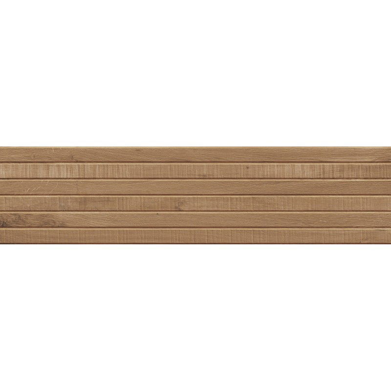 Mexen Western Wood Grès porcellanato rettificato noce G1, piastrella effetto legno per pareti 120 x 30 cm, opaco