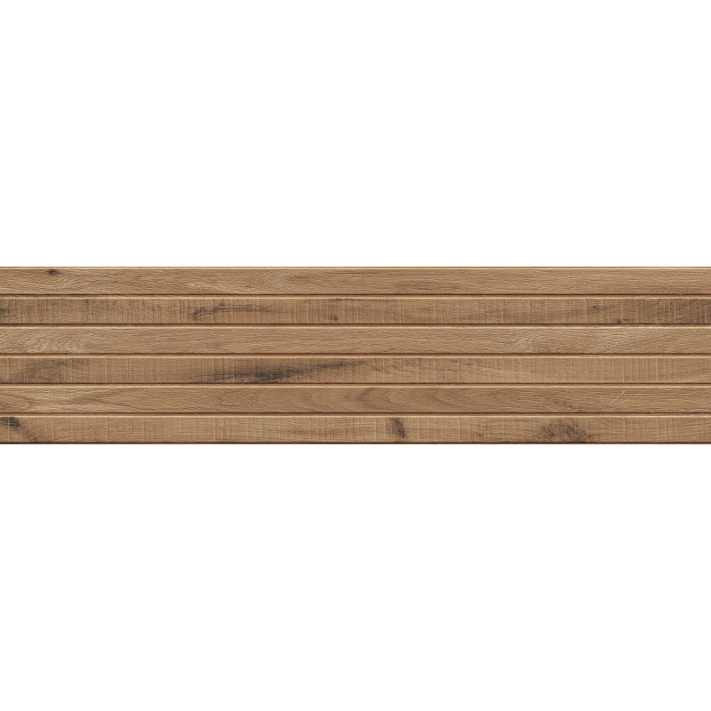 Mexen Western Wood Gres esmaltado nogal rect. G1, azulejo de pared similar a madera 120 x 30 cm, mate - TL702-120-030-54
