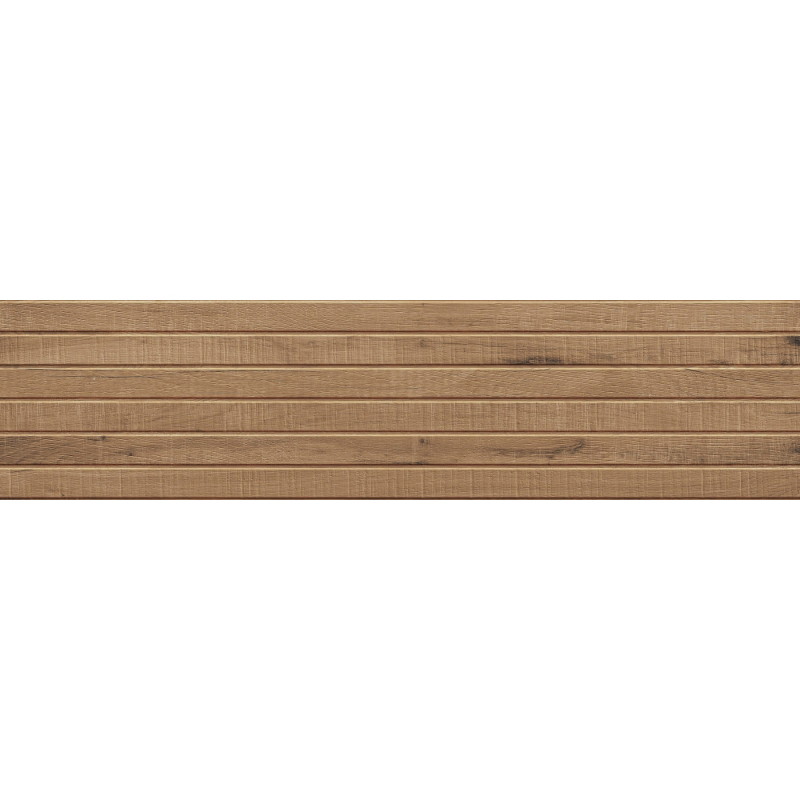 Mexen Western Wood Gres esmaltado nogal rect. G1, azulejo de pared similar a madera 120 x 30 cm, mate - TL702-120-030-54