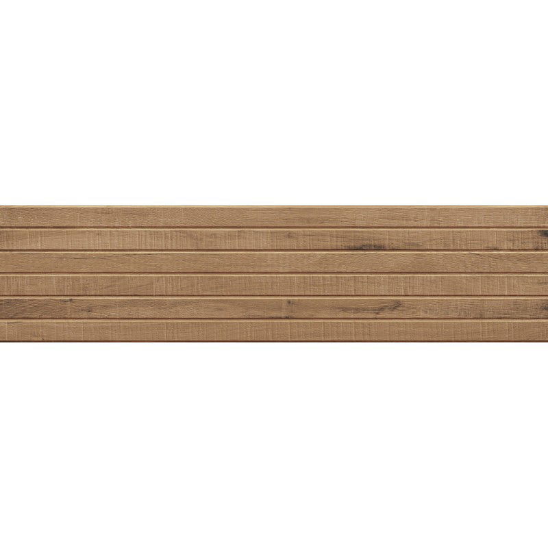 Mexen Western Wood Grès porcellanato rettificato noce G1, piastrella effetto legno per pareti 120 x 30 cm, opaco