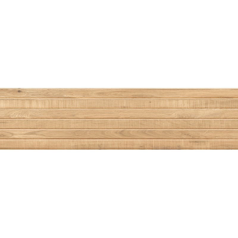 Mexen Western Wood Beež klaasitud kalibreeritud portselan, puitu meenutavad seinaplaadid 120 x 30 cm, matt - TL702-120-030-55