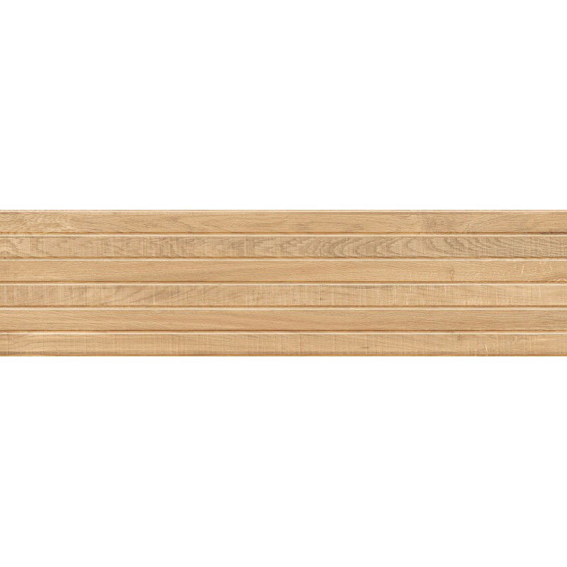 Mexen Western Wood Beiger, glasierter Feinsteinzeug rekt. G1, holzähnliche Boden- und Wandfliese 120 x 30 cm, matt