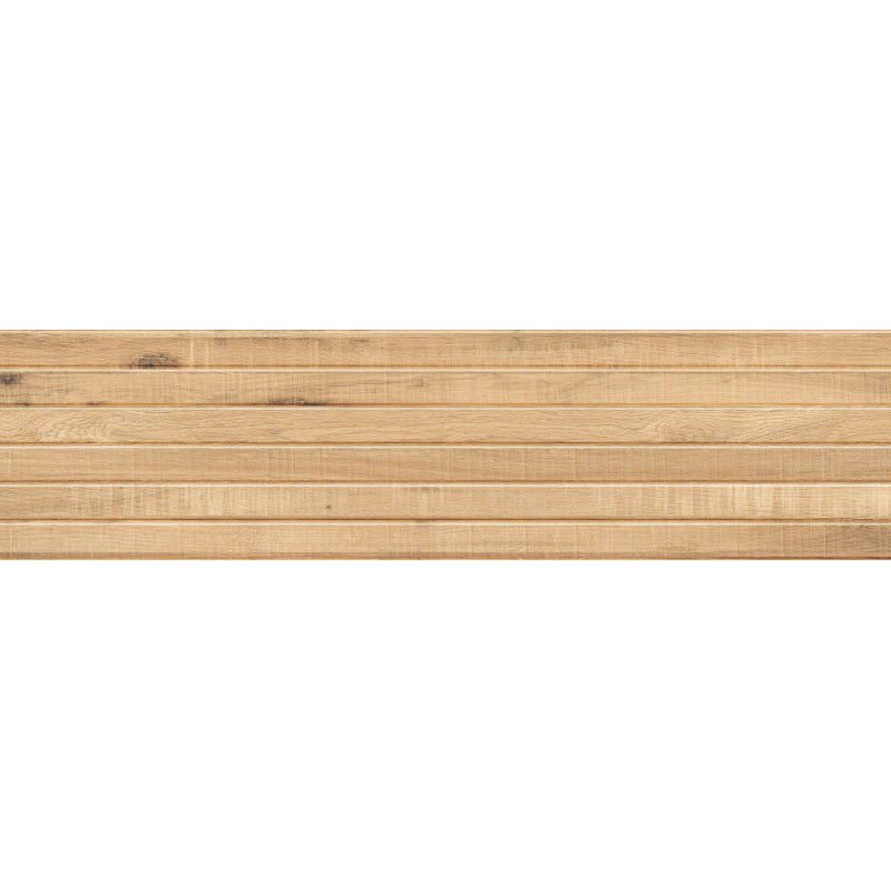 Mexen Western Wood Gres esmaltado beige rectificado G1, azulejo imitación madera para suelo y pared 120 x 30 cm, mate