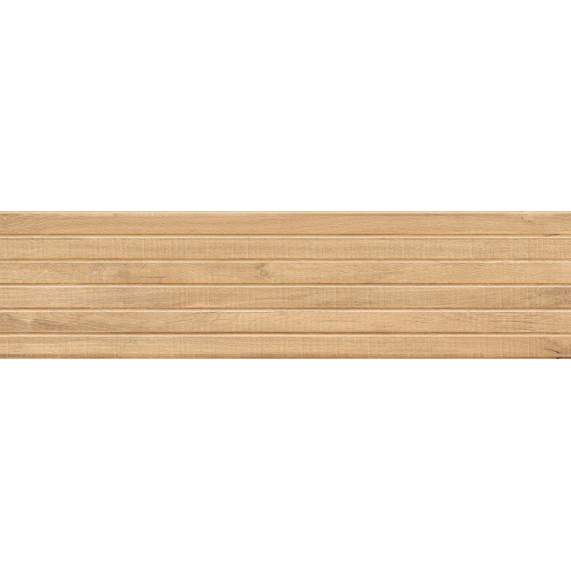 Mexen Western Wood Beige geglazuurde gerectificeerde gres G1, houtachtige wandtegel 120 x 30 cm, mat - TL702-120-030-55