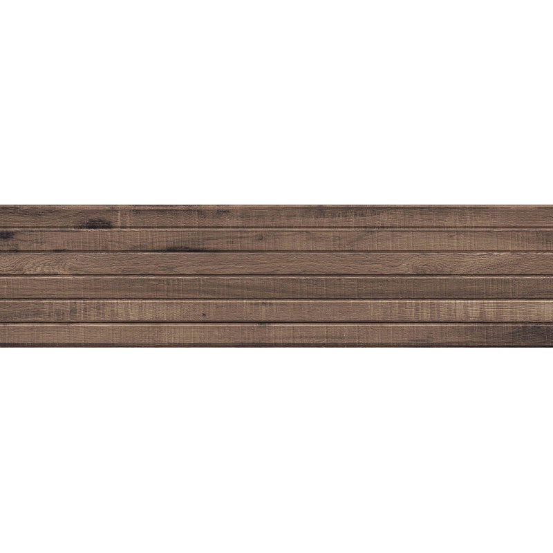 Mexen Western Wood Choco gres smaltato rett. G1, piastrella effetto legno da parete 120 x 30 cm, opaca - TL702-120-030-56