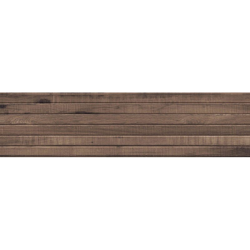 Mexen Western Wood Choco gres smaltato rett. G1, piastrella effetto legno da parete 120 x 30 cm, opaco - TL702-120-030-56