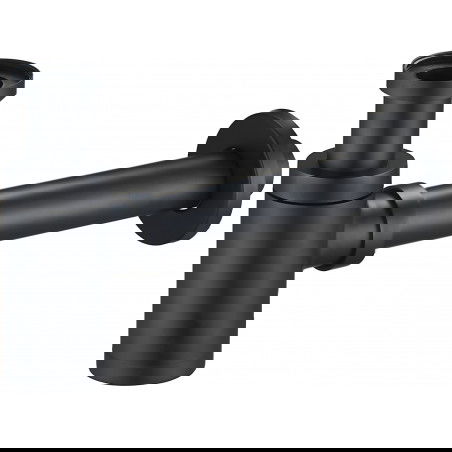 Mexen pusaveida izlietnes sifons, apaļš, melns - 79950-70