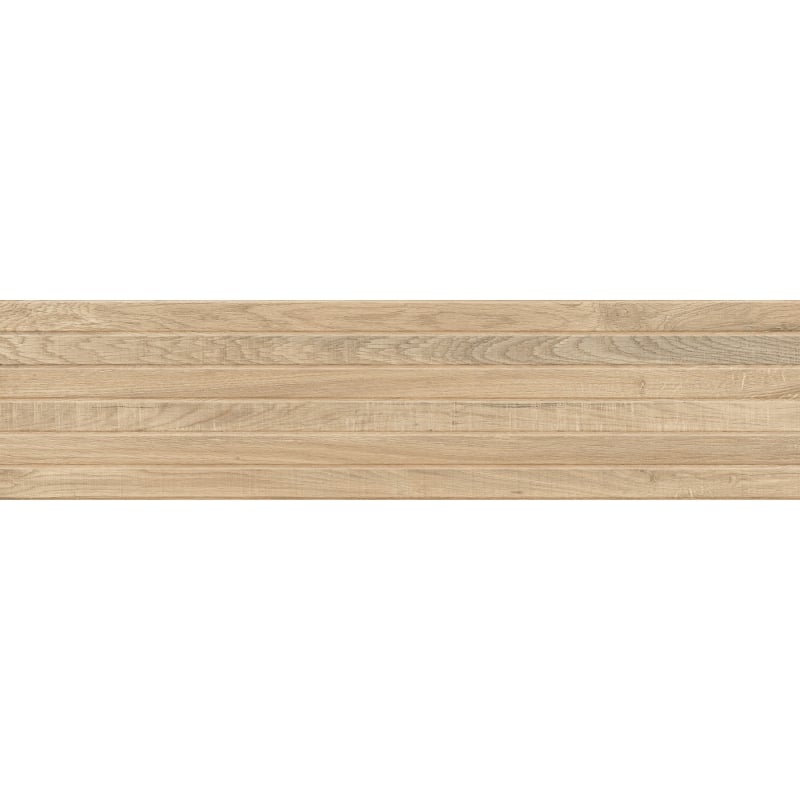 Mexen Western Wood Miele Glazed Rectified Porcelain Stoneware, Wood-Like Wall Tile 120 x 30 cm, Matte - TL702-120-030-57
