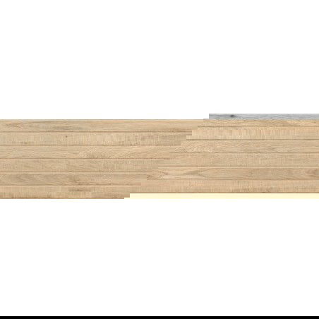 Mexen Western Wood Miele gres smaltato rettificato G1, piastrella effetto legno pavimento-parete 120 x 30 cm, opaco