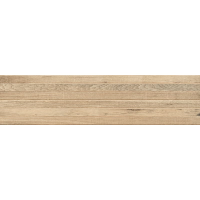 Mexen Western Wood Miele glasuurkeraamiline rek. G1, puidusarnane seinaplaat 120 x 30 cm, matt - TL702-120-030-57