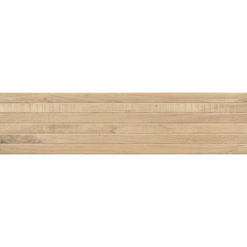 Mexen Western Wood Miele glaziran porcelanasta ploščica rekt. G1, stenska ploščica posnemajoča les 120 x 30 cm, mat
