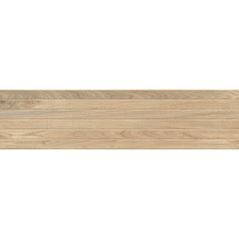 Mexen Western Wood Miele glaserat rektifierat G1, träliknande golv-väggplatta 120 x 30 cm, matt - TL702-120-030-57