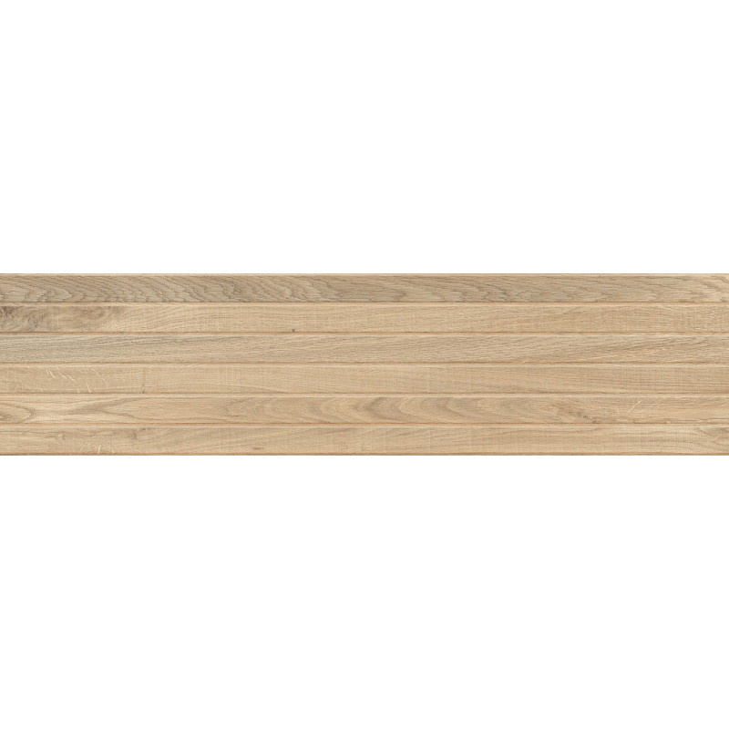 Mexen Western Wood Miele gres esmaltado rectificado G1, azulejo imitante madera para pared 120 x 30 cm, mate - TL702-120-030-57
