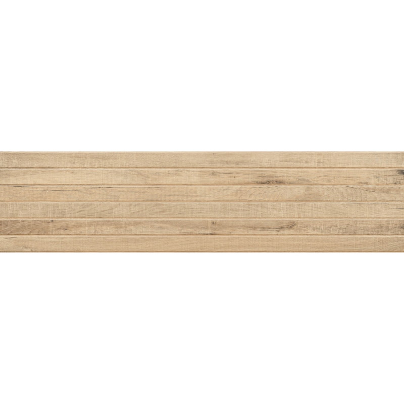 Mexen Western Wood Miele glasiertes Feinsteinzeug rekt. G1, holzähnliche Wandfliese 120 x 30 cm, matt - TL702-120-030-57