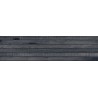 Mexen Western Wood Nero gres esmaltado rect. G1, azulejo parecido a madera de pared 120 x 30 cm, mate - TL702-120-030-58