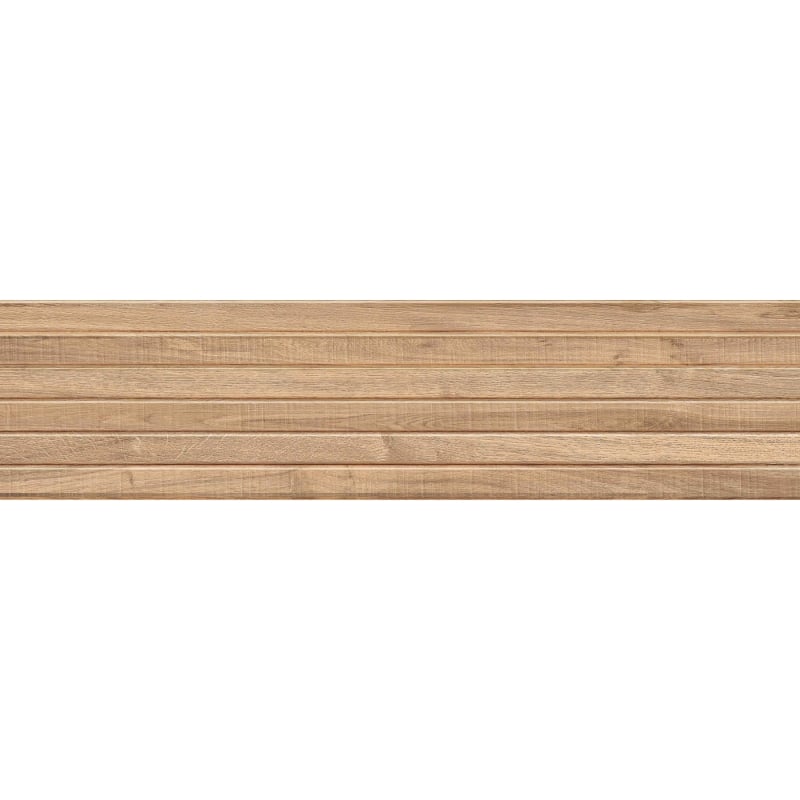 Mexen Mulberry Wood Honey glazed rectified porcelain stoneware tile G1, wood-like wall tile 120 x 30 cm, matte