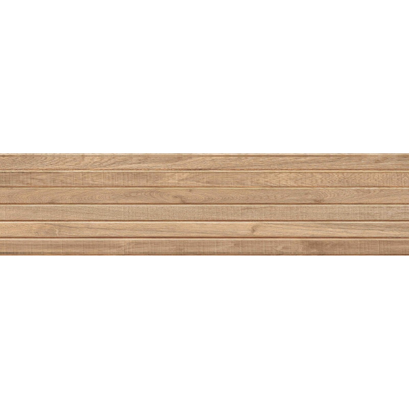 Mexen Mulberry Wood Honey glaserad rekt. G1, träliknande väggplatta 120 x 30 cm, matt - TL703-120-030-51