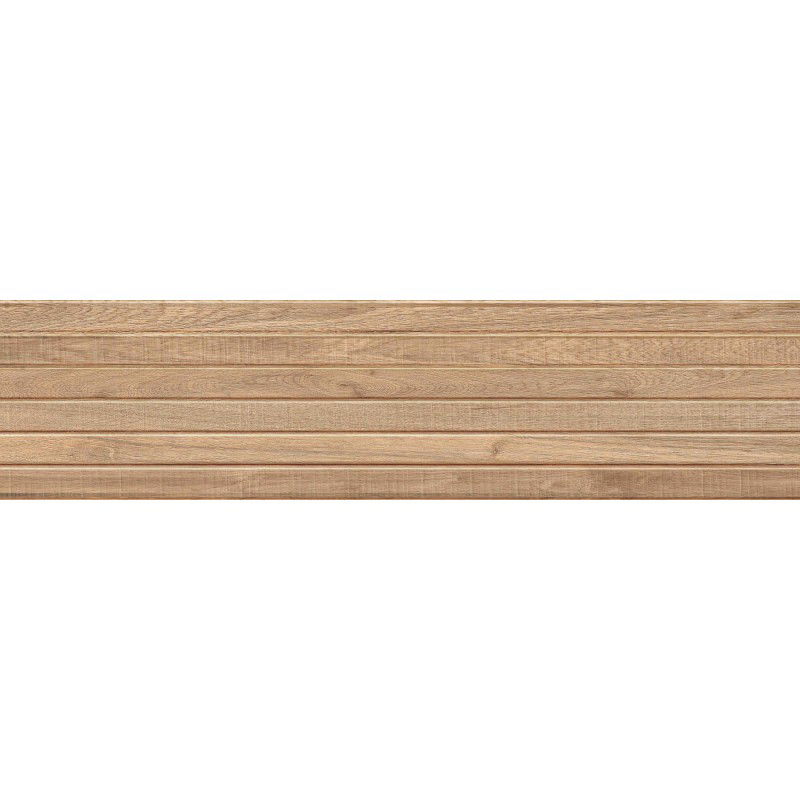Mexen Mulberry Wood Honey gres smaltato rett. G1, piastrella effetto legno da parete 120 x 30 cm, opaca - TL703-120-030-51