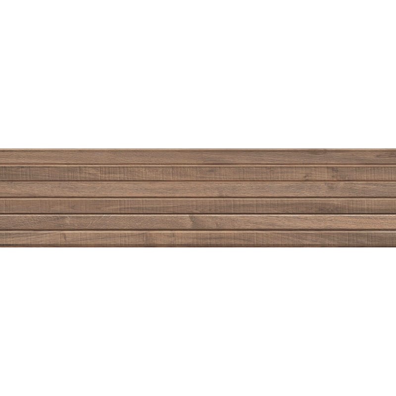 Mexen Mulberry Wood Brown Glazed Rectified Gres, Wood-like Wall Tile 120 x 30 cm, Matte - TL703-120-030-50