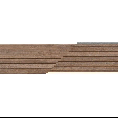 Mexen Mulberry Wood Gres marrone smaltato rettificato G1, piastrella effetto legno da pavimento e parete 120 x 30 cm, opaco