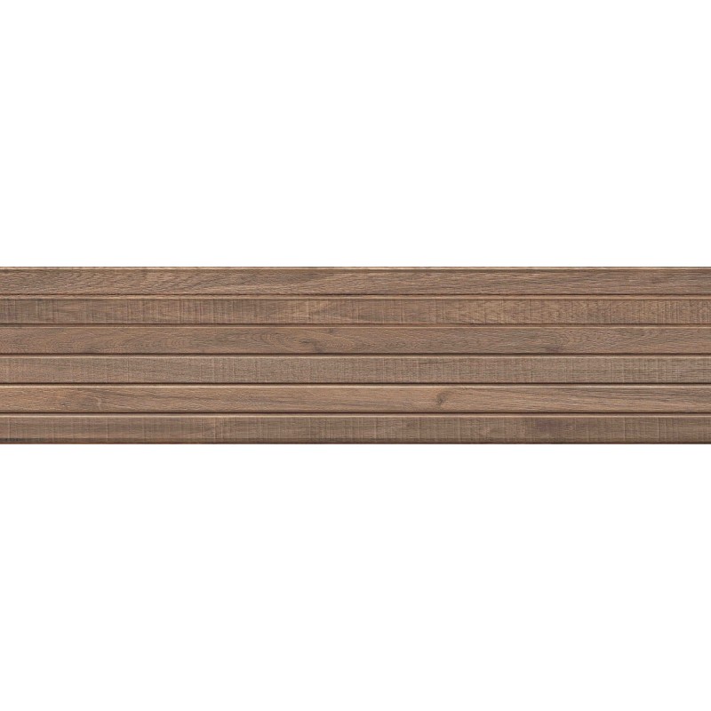 Mexen Mulberry Wood Brown gres szkliwiony rekt. G1, płytka drewnopodobna ścienna 120 x 30 cm, mat - TL703-120-030-50