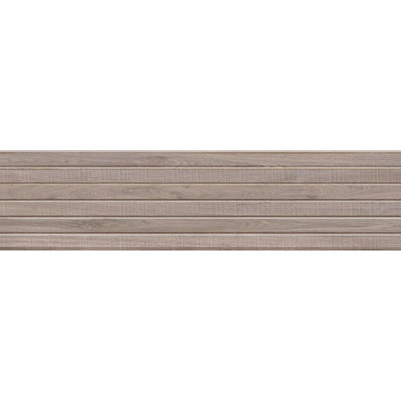 Mexen Mulberry Wood Tortora gres esmaltado rect. G1, baldosa de estilo madera para suelo y pared 120 x 30 cm, mate