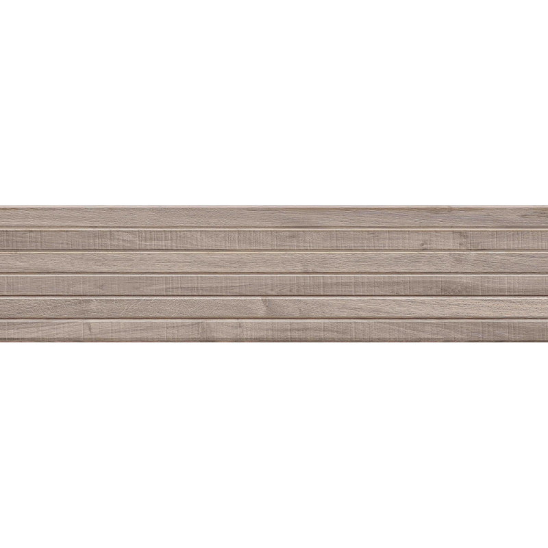 Mexen Mulberry Wood Tortora geglazuurde porseleingres rekt. G1, houtachtige wandtegel 120 x 30 cm, mat - TL703-120-030-52