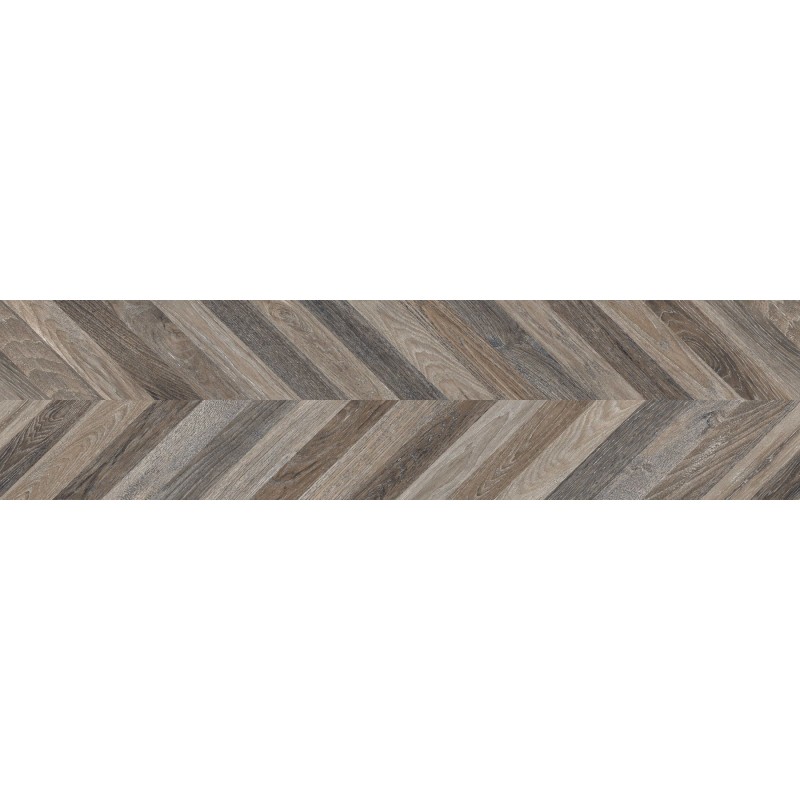 Mexen Native Black gres szkliwiony rekt. G1, płytka drewnopodobna podłogowo-ścienna 120 x 30 cm, carving - TL704-120-030-00