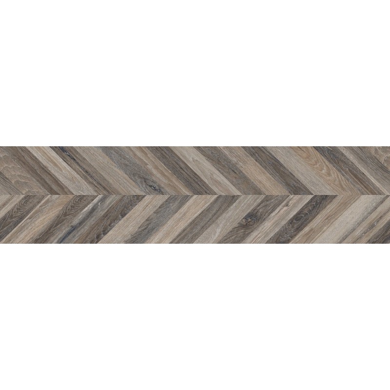 Mexen Native Black gres szkliwiony rekt. G1, płytka drewnopodobna podłogowo-ścienna 120 x 30 cm, carving - TL704-120-030-00