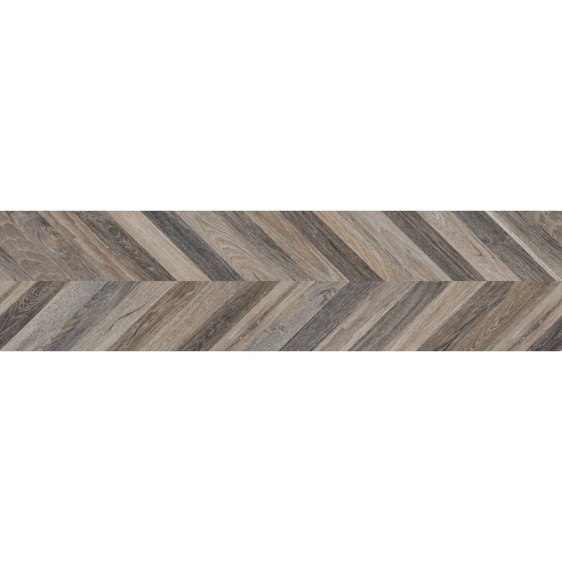 Mexen Native Black gres szkliwiony rekt. G1, płytka drewnopodobna podłogowo-ścienna 120 x 30 cm, carving - TL704-120-030-00