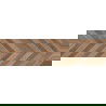 Mexen Native Gres marrón esmaltado rectificado G1, azulejo tipo madera para piso y pared 120 x 30 cm, carving