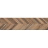 Mexen Native Brown glazed rectified G1 gres, wood-like floor and wall tile 120 x 30 cm, carving - TL704-120-030-01