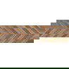 Mexen Native Bruin geglazuurd gerectificeerd gres G1, houtachtig vloer- en wandtegel 120 x 30 cm, carving - TL704-120-030-01