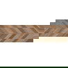 Mexen Native Grès brun émaillé rectifié G1, carreau imitation bois pour sol et mur 120 x 30 cm, carving - TL704-120-030-01
