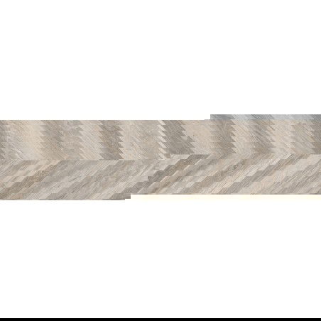 Mexen Native Glazed rectified stoneware, wood-like floor and wall tile 120 x 30 cm, carving - TL704-120-030-02