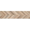Mexen Native Miele glasuuritud portselanplaadid rekta. G1, puitimitatsiooniga põranda- ja seinaplaat 120 x 30 cm, carving