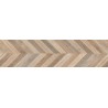 Mexen Native Miele glasuuritud portselanplaadid rekta. G1, puitimitatsiooniga põranda- ja seinaplaat 120 x 30 cm, carving