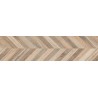 Mexen Native Miele glasuuritud portselanplaadid rekta. G1, puitimitatsiooniga põranda- ja seinaplaat 120 x 30 cm, carving